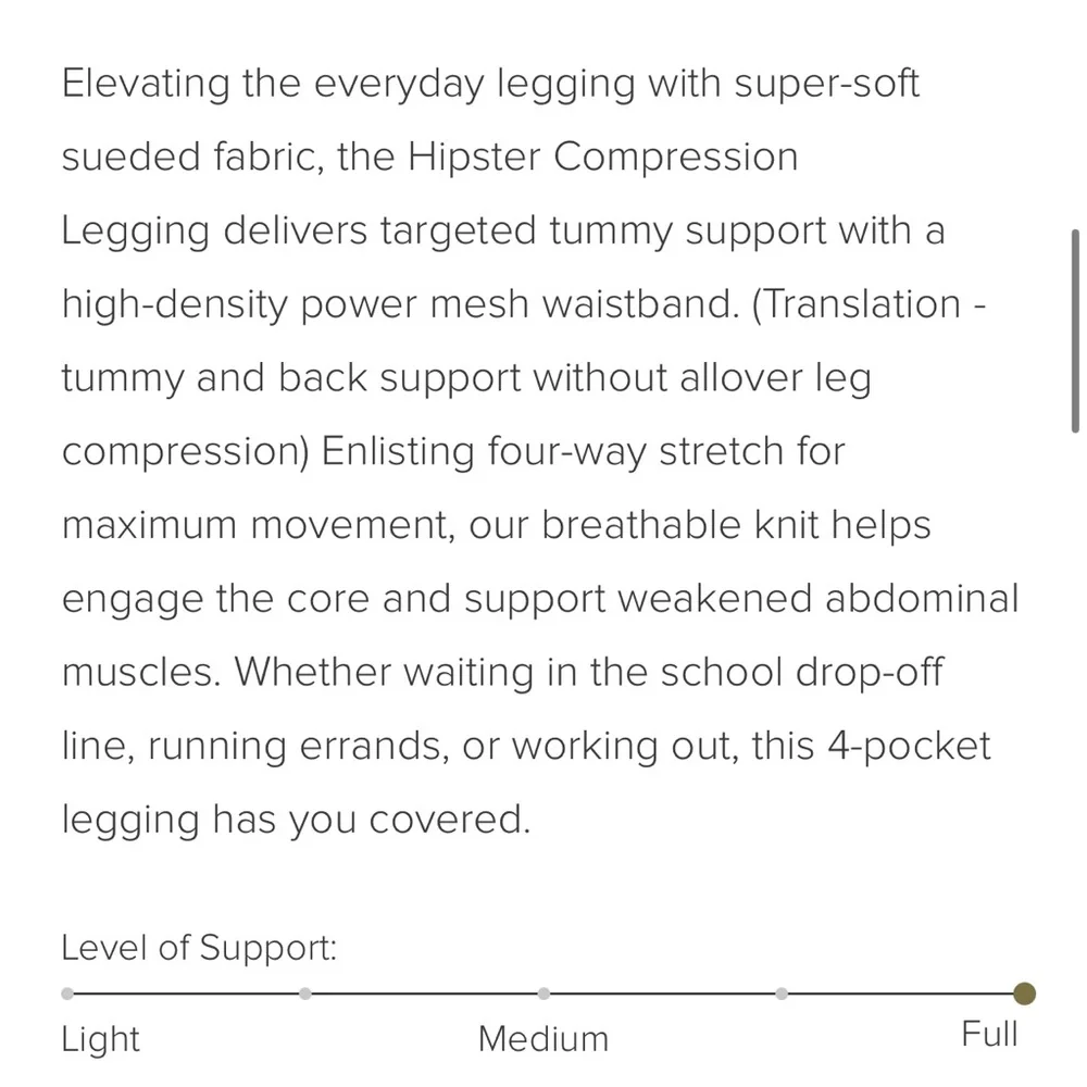 🩶 NEW! • BLANQI • HIGH COMPRESSION POCKET LEGGINGS | XXL - Picture 8 of 12